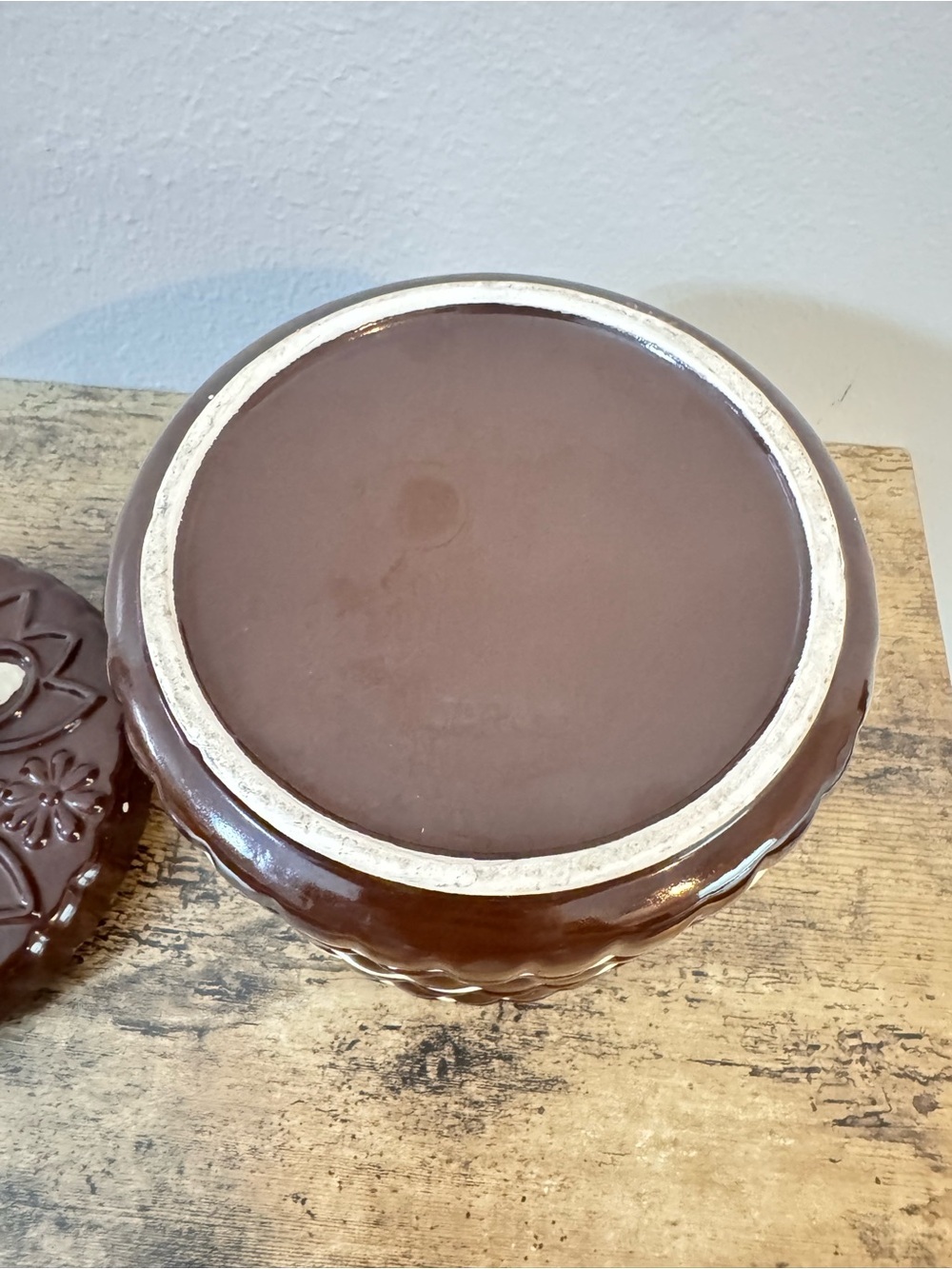 Cookie Stack Ceramic Canister - Chocolate Brown - Picture 8 of 10